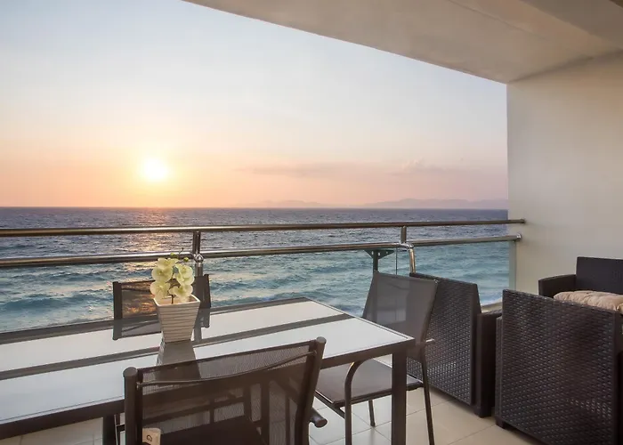 Coastal Mirage Sunset Reverie Luxury Seaview Rhodes City